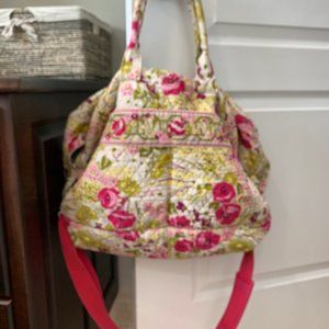 Vera Bradley "Make Me Blush" Large Bag